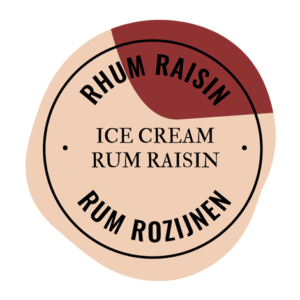 glace rhum raisin